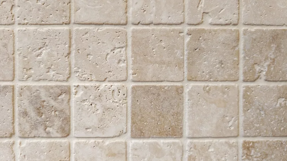 Carreaux de pierre beige, texture