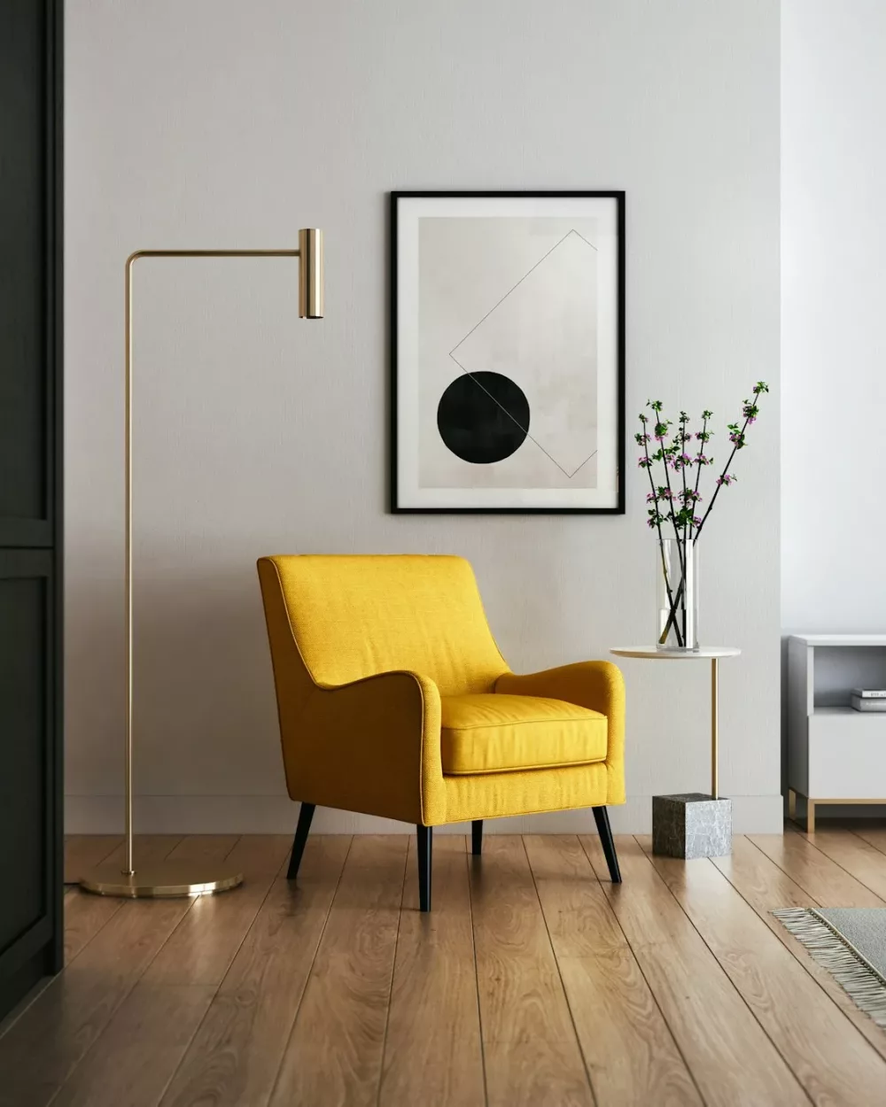 Fauteuil jaune